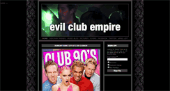 Desktop Screenshot of evilclubempire.com