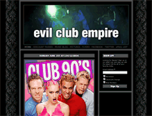 Tablet Screenshot of evilclubempire.com